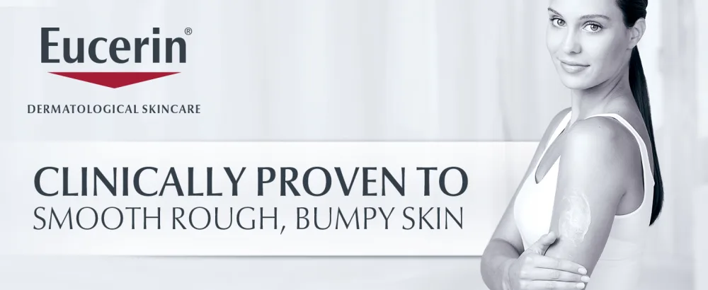 Eucerin Roughness Relief Lotion Fragrance Free 16.9 fl oz (500 ml) - eucerin roughness relief lotion, clinically proven to soothe rough and bumpy skin