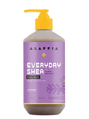 Everyday Shea Body Wash Lavender 16 fl oz (475 ml) - Image 1