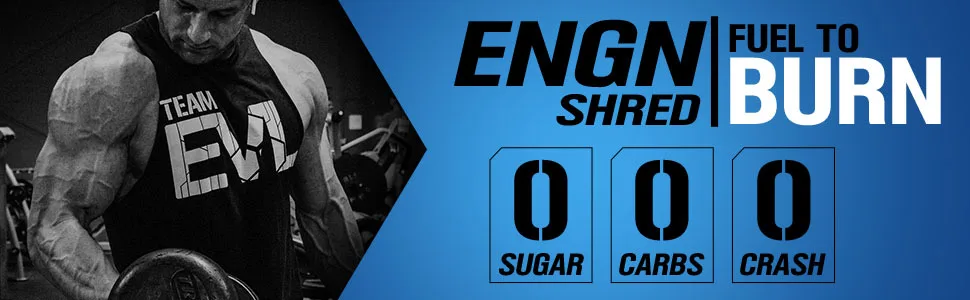 EVLution Nutrition ENGN Shred Pre-Workout Shred Engine Grape 7.8 oz (222 g) - women, weight, loss, fat, burner, pills, supplements, thermogenic, appetite, suppressant