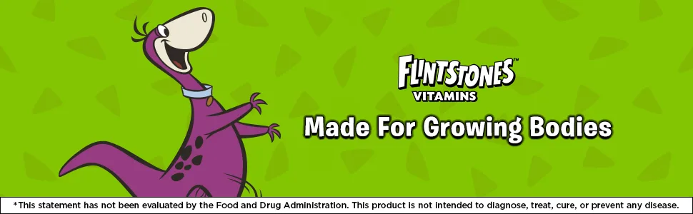 Flintstones Children's Multivitamin with Iron Fruit Flavors 60 Chewable Tablets - Made for growing bodies
