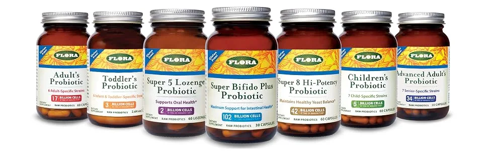 Flora Super Bifido Plus Probiotic 102 Billion Cells 30 Capsules - Flora Probiotics