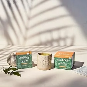 Four Sigmatic Matcha Latte Mix with Lion's Mane 10 Packets 0.21 oz (6 g) Each - matcha latte