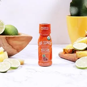 Four Sigmatic Mushroom Focus Shot Pineapple 6 Bottles 2.5 fl oz (74 ml) Each - focus shot