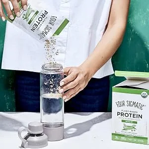 Four Sigmatic Plant-Based Protein with Superfoods Unflavored 10 Packets 1.13 oz (32 g) Each - protein