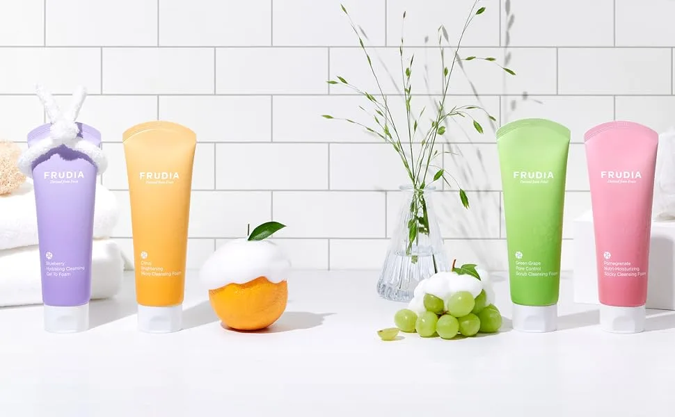Frudia Green Grape Pore Control Scrub Cleansing Foam 145 ml - product information 1