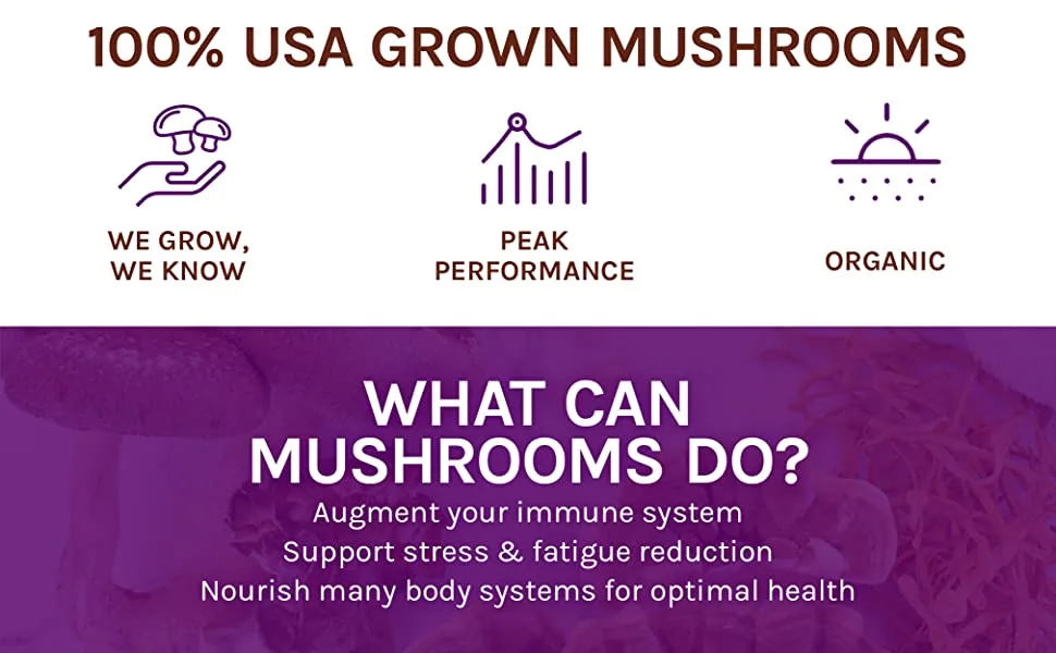 Fungi Perfecti MyCommunity Comprehensive  Immune Support 120 Vegetarian  Capsule - product information 3