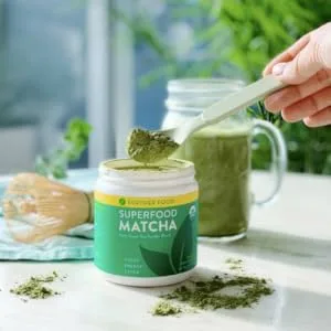 Further Food Superfood Matcha 2.65 oz (75 g) - iced matcha tea