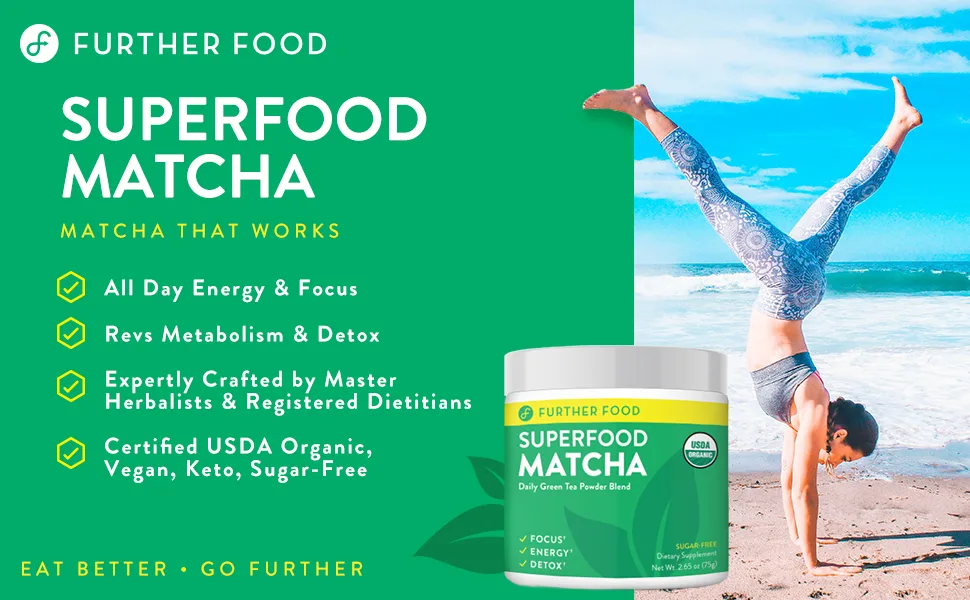 Further Food Superfood Matcha 2.65 oz (75 g) - matcha