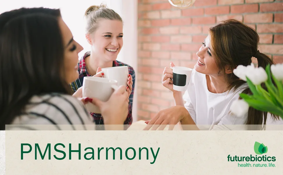 FutureBiotics PMSHarmony Advanced PMS Complex 56 Vegetarian Capsules - product information 1
