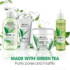 Garnier SkinActive Deep Pore Exfoliating Scrub with Green Tea 5 fl oz (150 ml) - garnier
