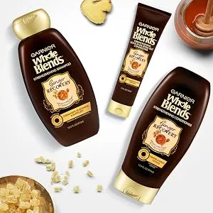 Garnier Whole Blends Strengthening Shampoo Ginger Recovery 12.5 fl oz (370 ml) - garnier