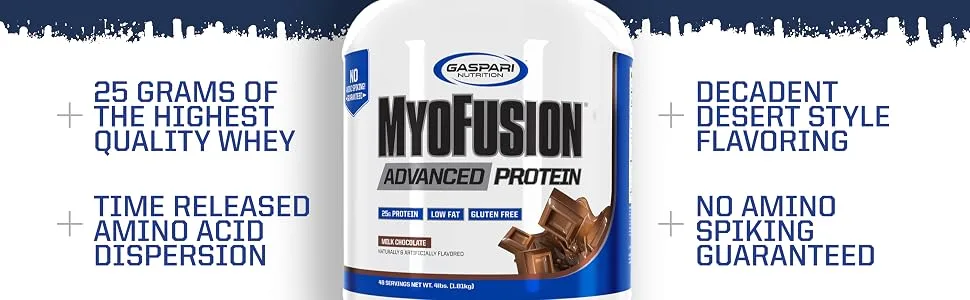 Gaspari Nutrition MyoFusion Advanced Protein Banana Cream 4 lbs (1814 g) - product information 3