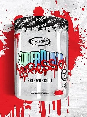 Gaspari Nutrition SuperPump Aggression Pre-Workout Fruit Punch Fury 450 g - SuperPump Aggression Pre-Workout Fruit Punch