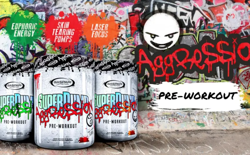 Gaspari Nutrition SuperPump Aggression Pre-Workout Mayhem Mango 450 g - SuperPump Aggression Pre-Workout