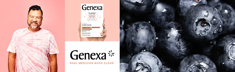 Genexa Homeopathic Leg Cramp Organic Leg Cramp & Pain Formula Grape 100 Chewable Tablets - Genexa