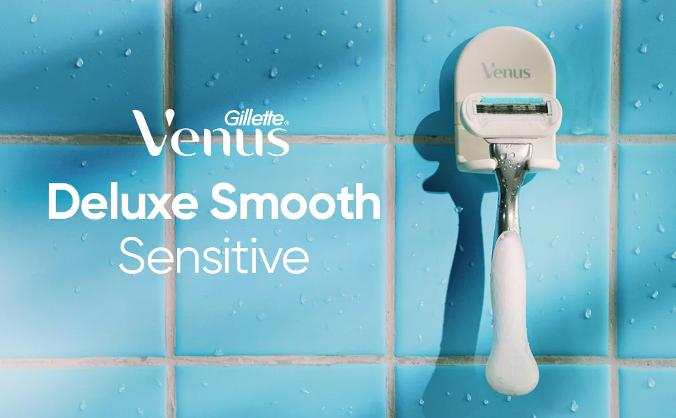 Gillette Venus Sensitive Extra Smooth 1 Razor + 2 Cartridges - gillette venus deluxe smooth sensitive metal