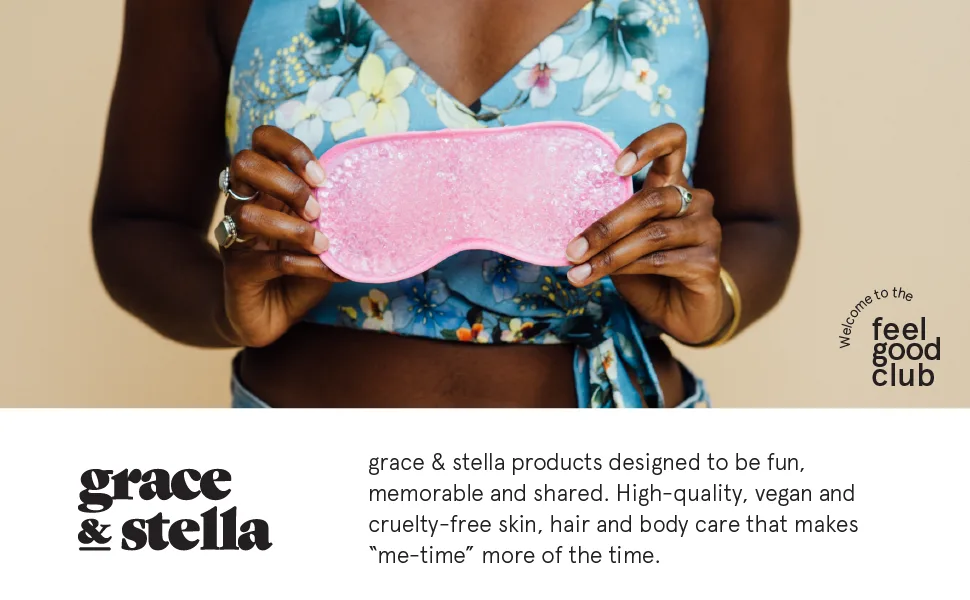Grace & Stella Gel Bead Eye Mask 8 fl oz (236 ml) - sleep eye mask