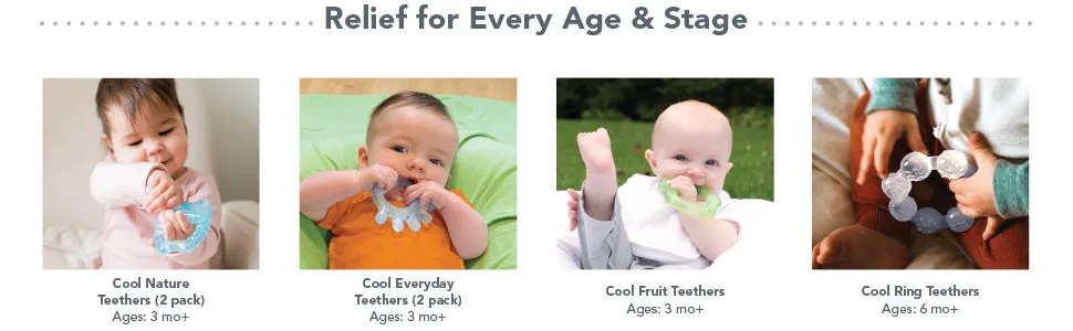 Green Sprouts Cooling Teether 3+ Months Pink  2 Pack - green sprouts products grow with your child