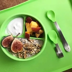 Green Sprouts Learning  Spoon Set 9+ Months Aqua 1 Set - green sprouts