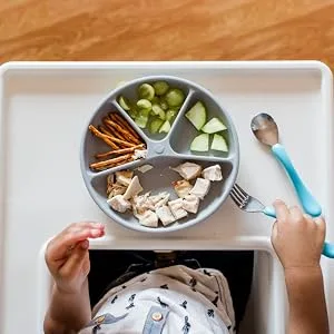 Green Sprouts Learning Cutlery Set 12+ Months Aqua 1 Set - green sprouts
