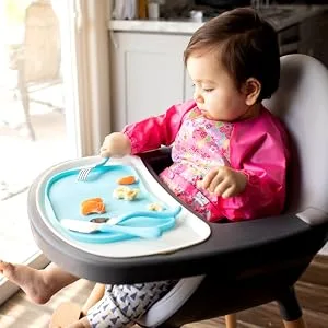 Green Sprouts Mini Platemat 6+ Months Gray 1 Mat - green sprouts