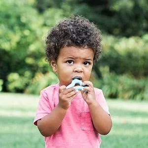 Green Sprouts Molar Teether 12+ Months Aqua 1 Teether - green sprouts