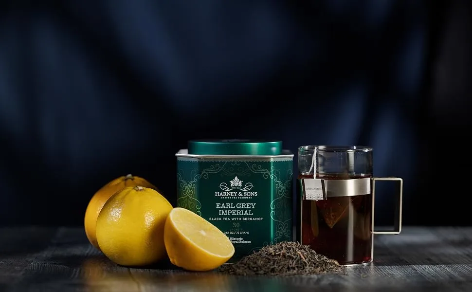 Harney & Sons Green Tea with Coconut Ginger and Vanilla 30 Sachets 2.67 oz (75 g) - HRP earl grey
