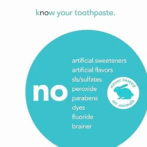 Hello Antiplaque + Whitening Toothpaste Tablets Natural Peppermint 60 Tablets - no fluoride floride free non-flouride