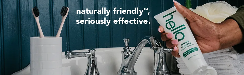Hello Sensitivity Relief Fluoride Toothpaste Soothing Mint with Coconut Oil 4 oz (113 g) - Hello, Adult Toothbrush
