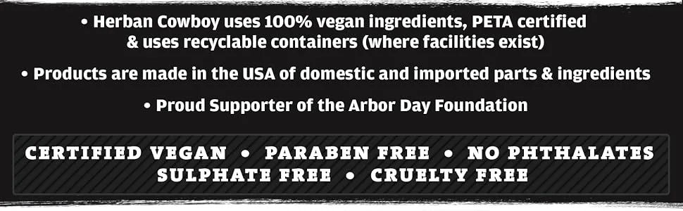 Herban Cowboy Milled Soap Forest 5 oz (140 g) - 100% Vegan Ingredients