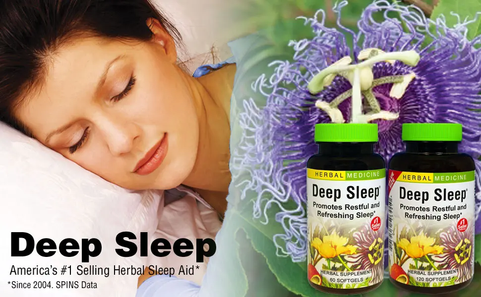Herbs Etc. Deep Sleep 60 Fast-Acting Softgels - sleep