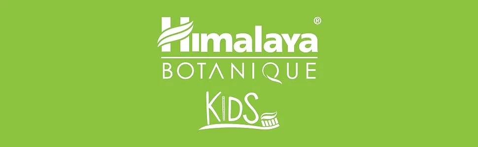 Himalaya Botanique Kids Toothpaste Cool Mint 4.0 oz (113 g) - logo header
