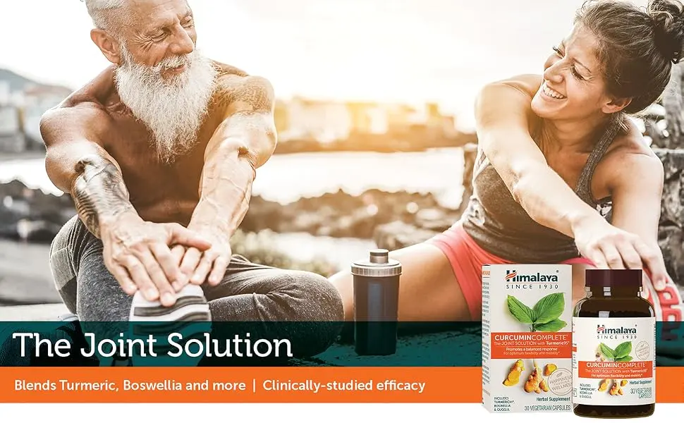 Himalaya Curcumin Complete The Joint Solution 60 Vegetarian Capsules - header