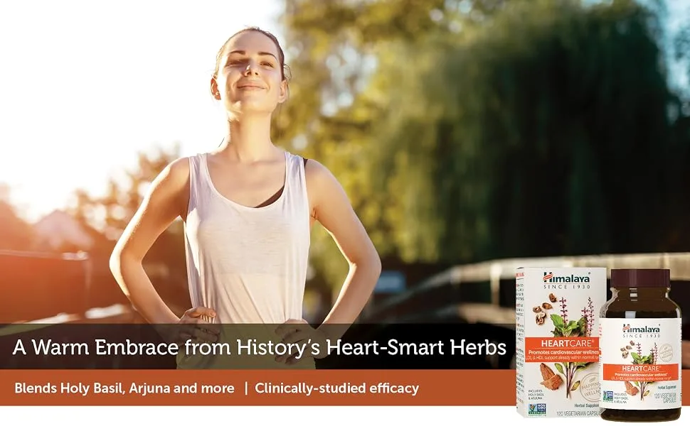 Himalaya HeartCare 240 Vegetarian Capsules - header
