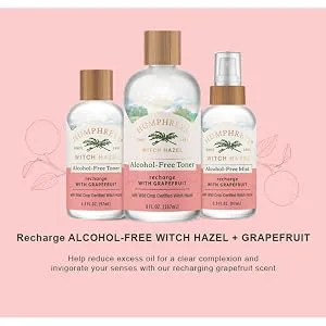 Humphrey's Witch Hazel Organic Toner with Rose Soothe & Clarify 8 fl oz (236 ml) - product information 6