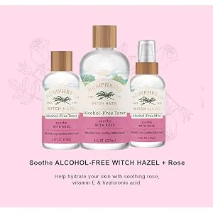 Humphrey's Witch Hazel Organic Toner with Rose Soothe & Clarify 8 fl oz (236 ml) - product information 8
