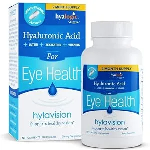 Hyalogic Hylavision Hyaluronic Acid 120 Capsules - hyalogic
