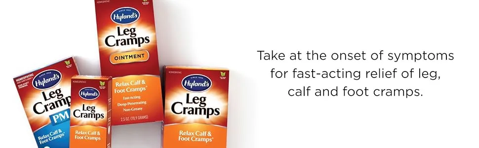 Hyland's Leg Cramps 100 Quick-Dissolving Tablets - LEG100 Middle Banner