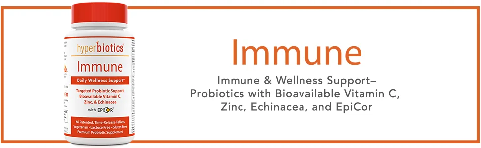 Hyperbiotics Immune Daily Wellness Support 60 Time-Release Tablets - Hyperbiotics Immune bottle