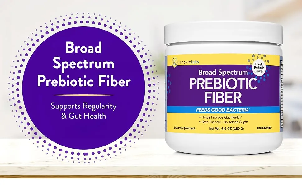 InnovixLabs Broad Spectrum Prebiotic Unflavored 6.4 oz (180 g) - broad spectrum prebiotic fiber