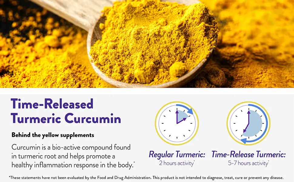 InnovixLabs High Absorption Curcumin 100 Time Release Tablets - Curcumin Turmeric