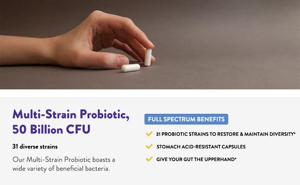 InnovixLabs Multi-Strain Probiotic 50 Billion 60 Delayed-Release Capsules - Innovix