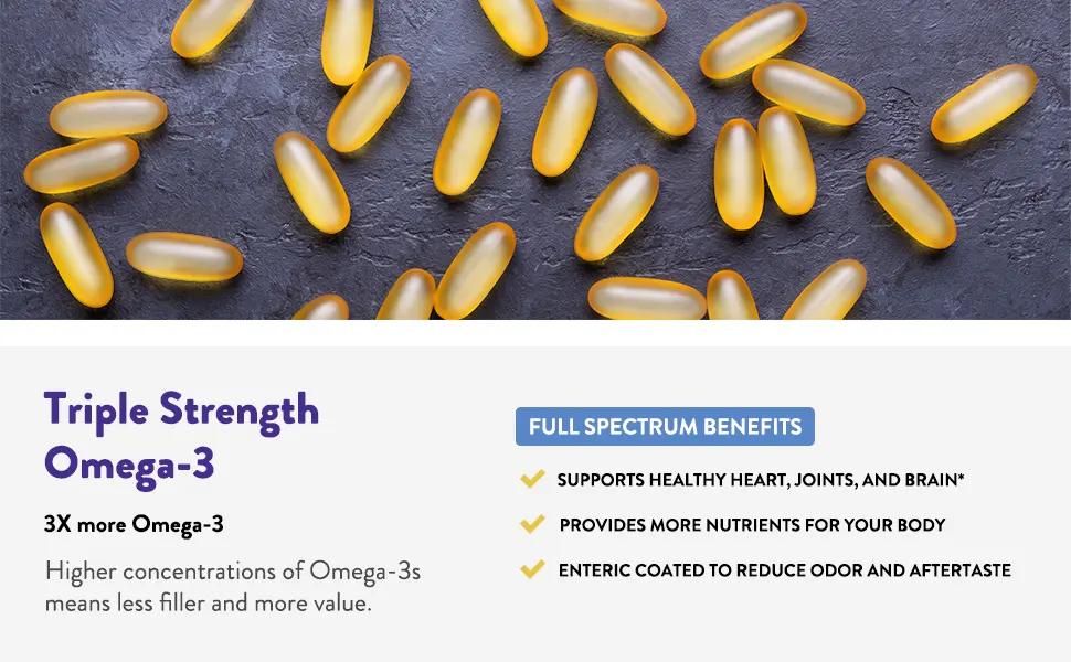 InnovixLabs Triple Strength Omega-3 200 Capsules - Innovix