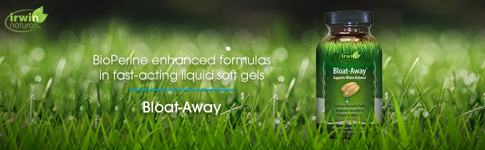 Irwin Naturals Bloat-Away 60 Liquid Soft-Gels - bloat away