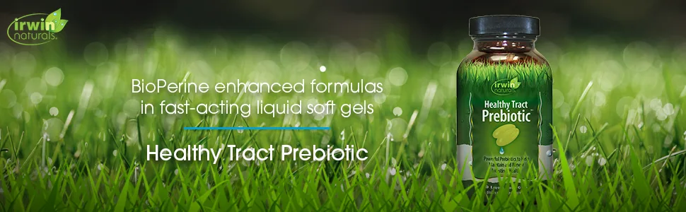 Irwin Naturals Healthy Track Prebiotic 60 Liquid Soft-Gels - healthy tract prebiotic