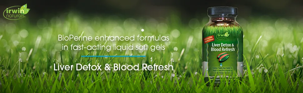 Irwin Naturals Liver Detox & Blood Refresh 60 Liquid Soft-Gels - Liver Detox & Blood Refresh