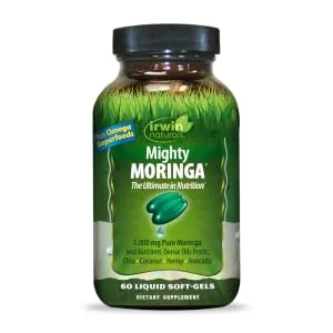 Irwin Naturals Mighty Moringa 60 Liquid Soft-Gels - mighty moringa