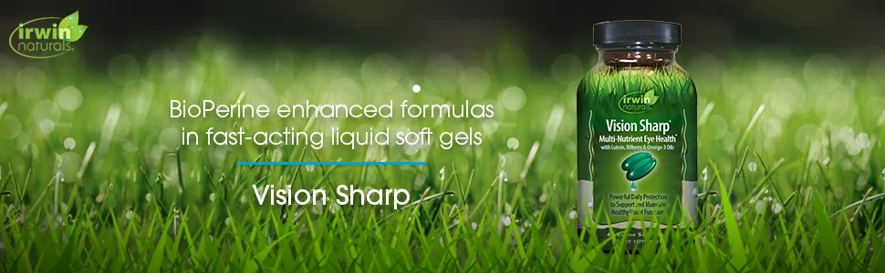 Irwin Naturals Vision Sharp Multi-Nutrient Eye Health 42 Liquid Soft-Gels - vision sharp