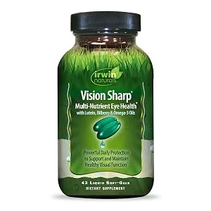 Irwin Naturals Vision Sharp Multi-Nutrient Eye Health 42 Liquid Soft-Gels - vision sharp