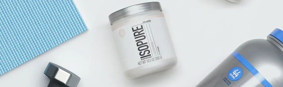 Isopure L-Glutamine Unflavored 10.5 oz (300 g) - Isopure Lifestyle